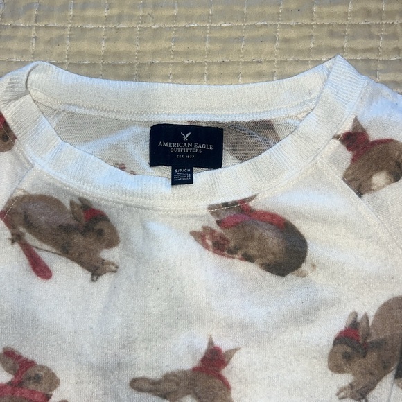 American Eagle Outfitters snow bunny pajamas, women’s size small - Picture 4 of 6